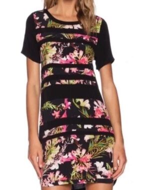 LOVERS + FRIENDS Floral Black Dress | Medium